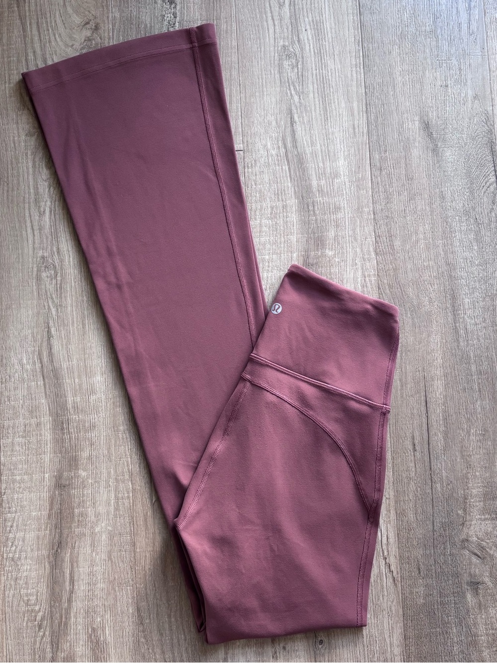 Lululemon Groove High Rise Flared Nulu Pant 32” in Ancient Copper